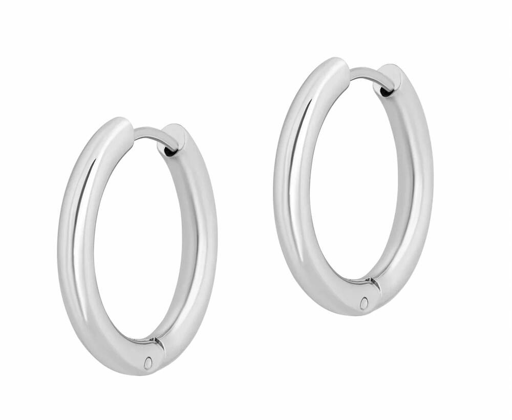 NEW ELECTRIC PICKS ringo hoops earring in silver